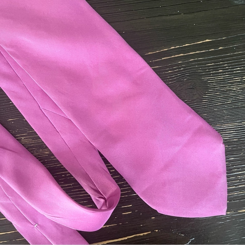 Frangi Italian Silk Tie Pink - Picture 9 of 9
